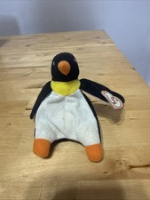 TY Beanie Baby Retired Waddle The Penguin 1995 With Tags
