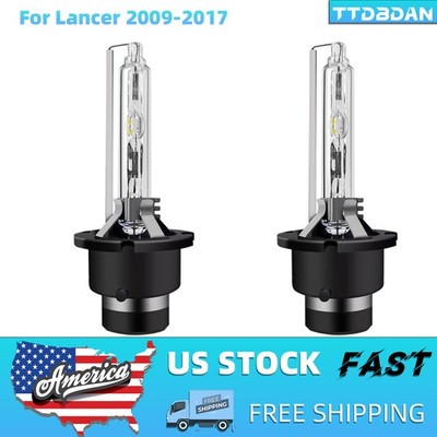 For Mitsubishi Lancer 09-17 D2S D2C D2R 6000K HID Xenon Headlight Light Bulbs