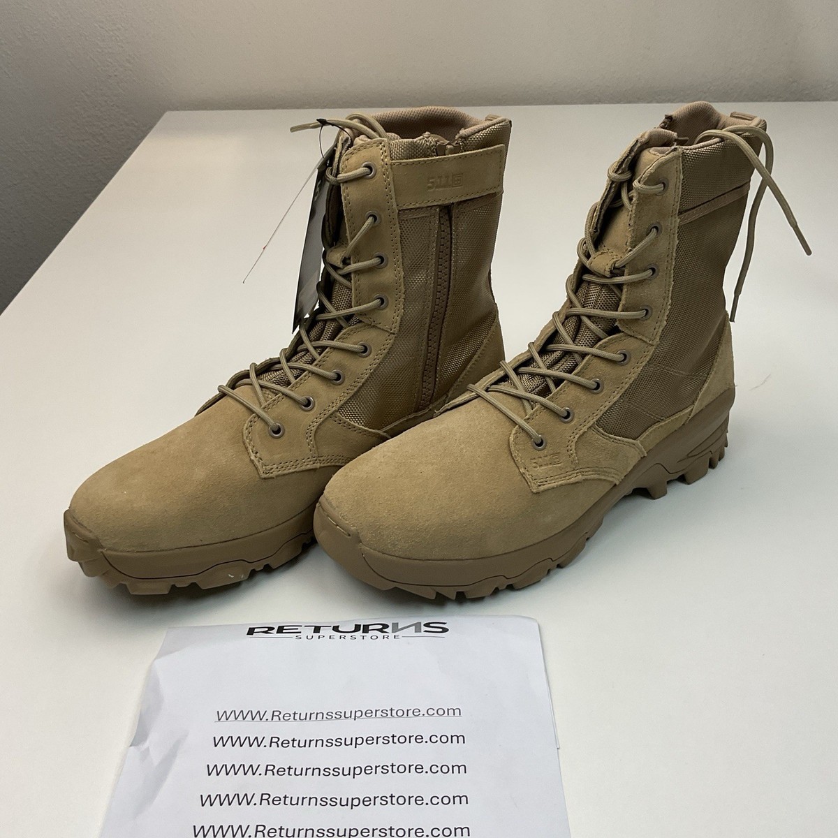 5.11 Tactical Speed 3.0 8” Side Zip Boots 12337 Coyote US 14 | eBay
