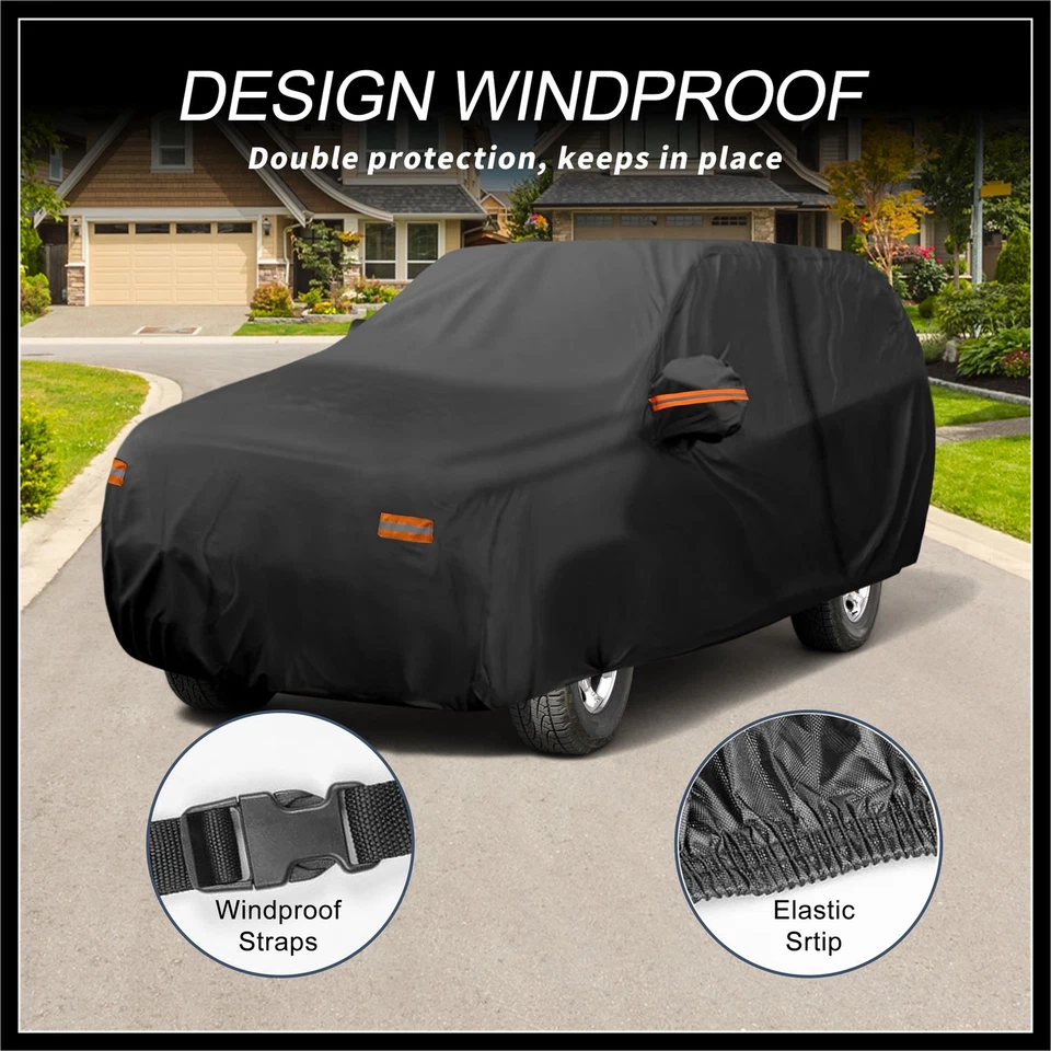 Cubierta de coche con cremallera de puerta lateral izquierda 210D-PU para Lincoln Navigator nueva Foto 4 de 4