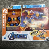 Hasbro Marvel Avengers Bend And Flex Missions Thanos Fire Mission Figure, 15-Cm