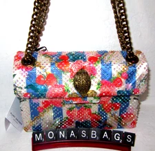 Kurt Geiger Mini Kensington Fabric With Crystals Crossbody Bag NWT$195