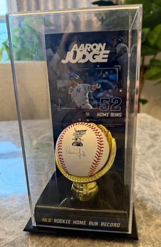 Aaron Judge 2017 Home Run Derby Signed Baseball Fanatics & PSA Certified W/ Case
