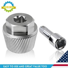 1.5'' Tub Drain Extractor & 1/2'' Socket Bathtub Remover Chrome Bathroom Kitchen