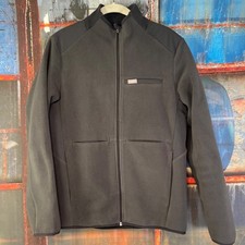 FIGS On-Shift Fleece Jacket Women's Small Black Full Zip PrimaLoft 6 Pocket