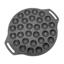 Petromax Cast Iron Poffertjes Pan for Kitchen or Camping, Conducts Heat Evenly