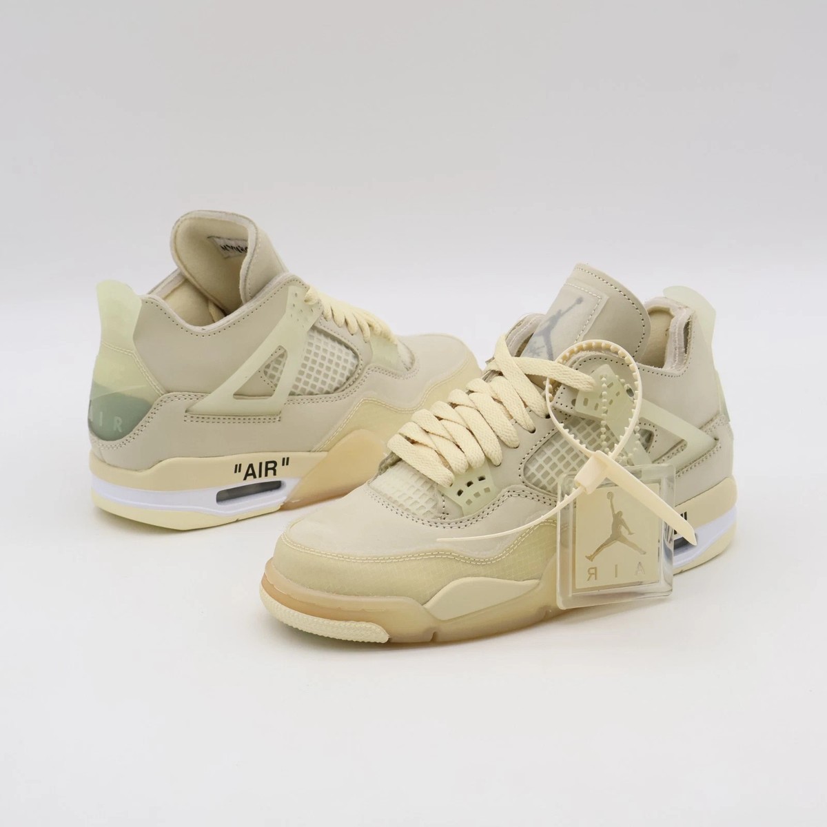 Nike Air Jordan 4 Sail Off-White Cream Men's Retro Basketball