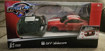 Fastlane RC Ford Shelby GT 500 27Mhz Remote Control Sports Car Red Sealed RARE 
