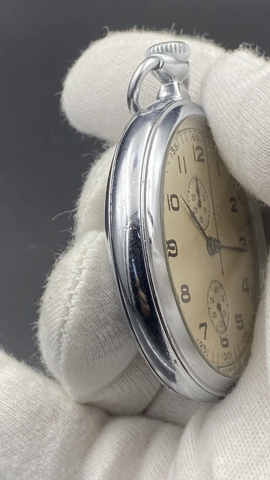 🚩 2ChZ Slava Captain Soviet Rusa URSS Armada Submarino Cronógrafo de Bolsillo Foto 4 de 4