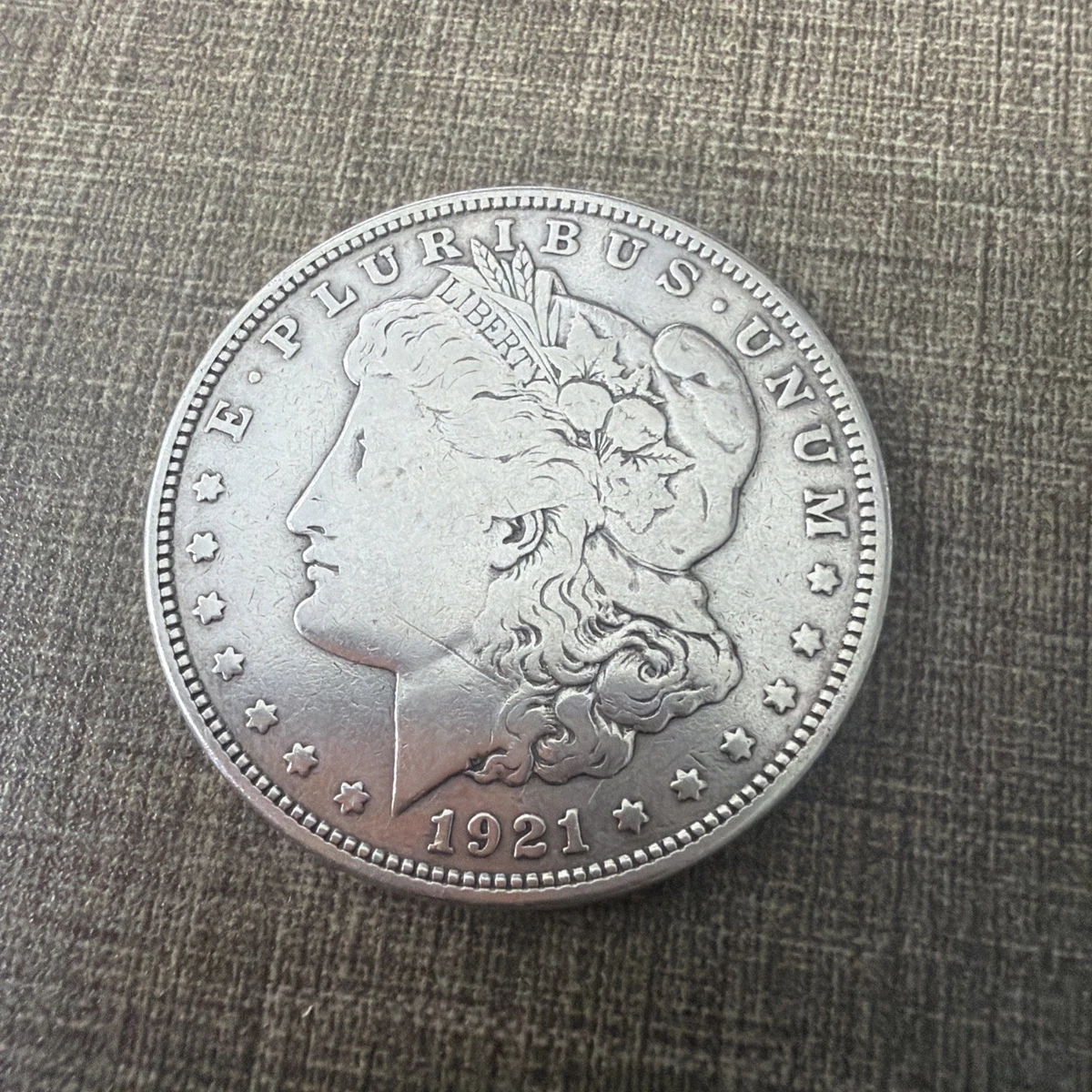 アメリカモルガンONE DOLLAR-シルバーコンチョ 1921年製 アメリカモルガンONE DOLLAR-シルバーコンチョ 1921年製 アメリカ