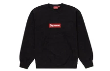 Supreme Box Logo Crewneck Sweatshirt Black Large XL NWT BOGO  FW2022 Sealed.
