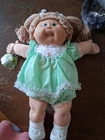 New ListingCabbage Patch Kids 1983 Blonde Curly Hair Girl Doll Signed Xavier Roberts Soft …