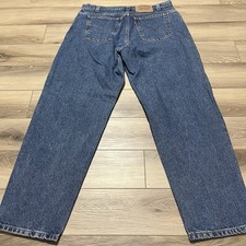 Vintage Levi s 550 Jeans 36x30 Made in USA Orange Tab Relaxed Fit Light Wash 90s