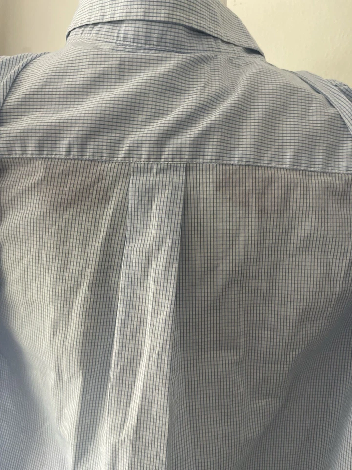 Camisa Manga Larga Roundtree & Yorke L Azul Blanco Rosa Cuadros Para Hombre’s 2xB 2xl Xxl Foto 4 de 4