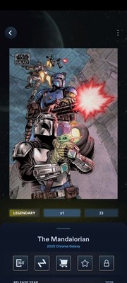 The Mandalorian - Logofractor 77cc - Star Wars Card Trader Galaxy Chrome 2025