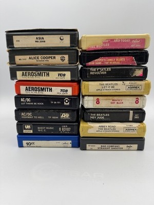 U-Pick 8-Track Cassette Cartridge Pop Folk Classic Rock Discounts Free US Ship!
