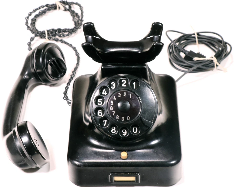 Altes Telefon "Modell 36" von S&H,  Vorläufer vom W38 u. W48. TOP. Funktioniert! - Bild 4 von 4