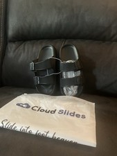 Cloud Slides Sandals for Women  Men, Thick Sole Slippers with Adjustable Buckle
