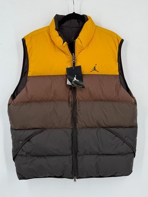 RARE 2009 Nike Air Jordan Reversible Puffer Full Zip-Up Vest-Men's Size XL-NWT