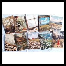 Hobbyauflösung Paket Motivkarton Designkarton 250 g - Flowers III