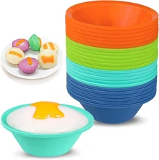 24 Pcs Silicone Puto Molder Filipino Medium-Size 2.75" Reusable Puto Baking C...