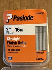 Paslode 2" Finishing Nail 650285 Straight 16 Gauge 2,000/Box 2in READ DESCRIPTN