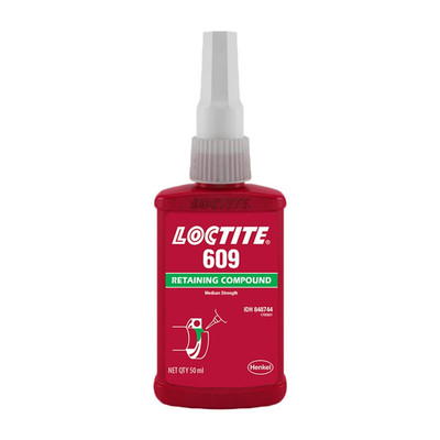 Loctite 609 442-62040 50Ml Retaining Compound, High Temperature, Green