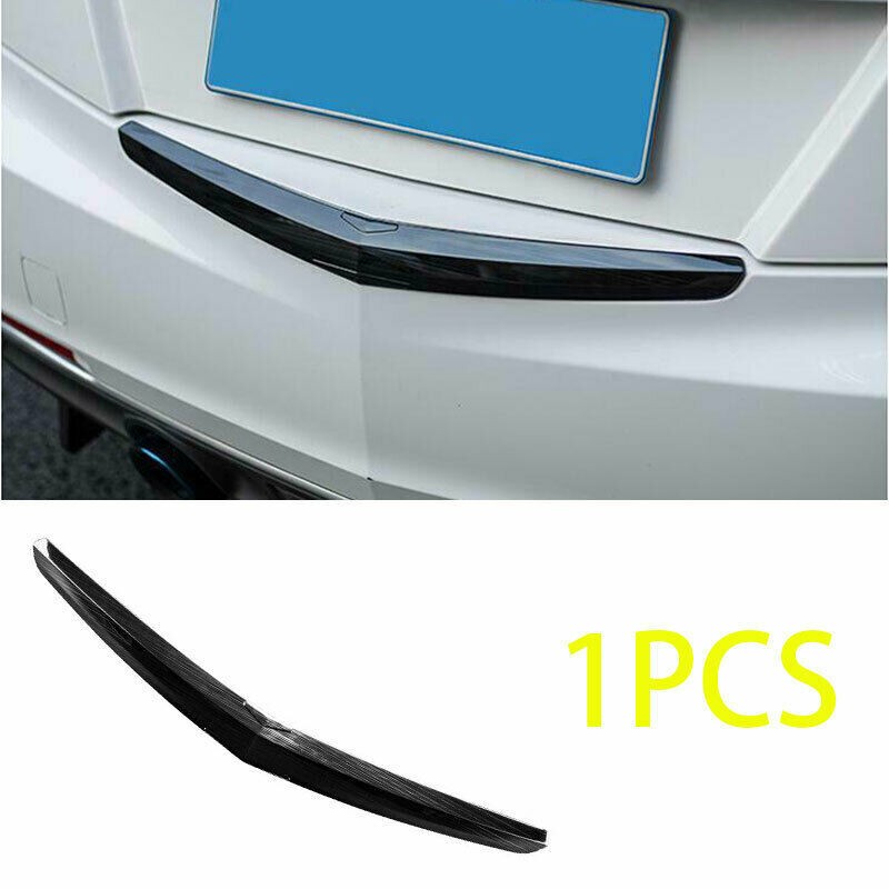 For 2013-2020 Cadillac ATS Black Steel Car Rear Bumper Protector Guard Trim 1pcs