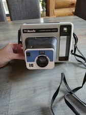 Kodak The Handle Instant Film Camera Vintage 1970s Photography Black Silver Case