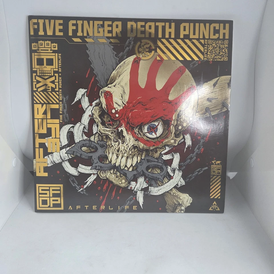 Five Finger Death Punch GOLD AFTERLIFE 2 LP Vinyl EXCELLENT and Rare Foto 2 de 4