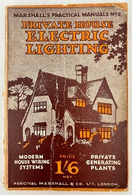 Private House Electric Lighting Frederic H. Taylor 1933 13th Ed Technical Manual