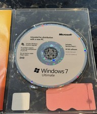 *****Microsoft Windows 7 Ultimate 64 bit  DVD. Rare DVD 📀 Software Disc*****