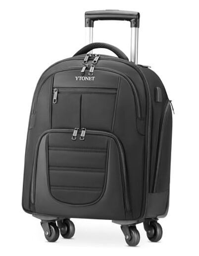 Underseat Carry on Luggage with Wheels,16 Inch Water Resistant Under Seat-image