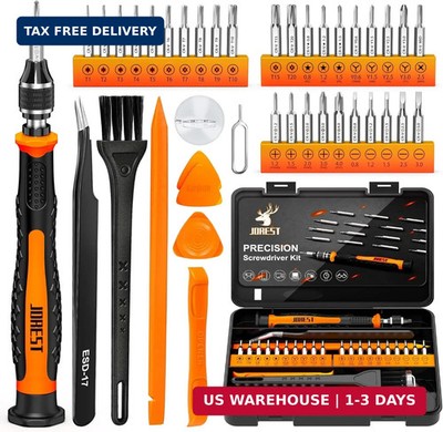 JOREST 40Pcs Small Precision Screwdriver Set with Torx Triwing Phillips, Mini Re