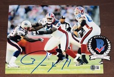 Jason Peters Signed Autographed 8x10 Photo Buffalo Bills Beckett Witness