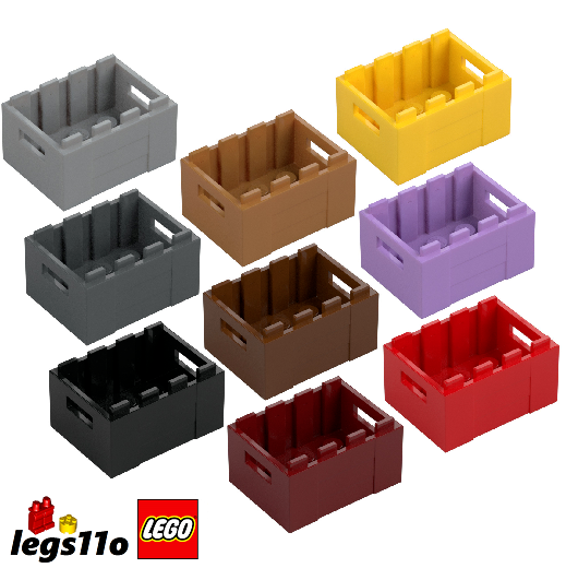 LEGO 30150 - NEW Crate Box Container with Handles 3x4 - choose