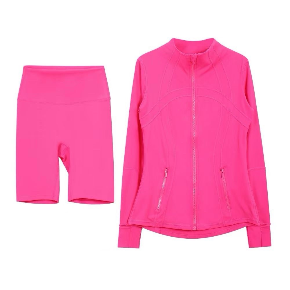 ルルレモン lululemon ピンク ディファインジャケット スコート セット ルルレモン lululemon ピンク ディファインジャケット スコート