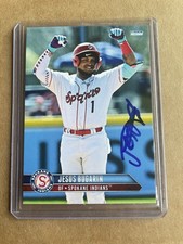 Signed 2025 Choice Jesus Bugarin Spokane Indians Colorado Rockies Auto