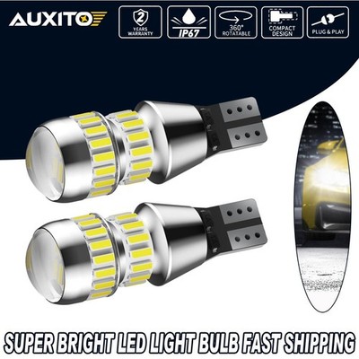AUXITO 921 T15 42SMD LED W16W Light Reverse Backup Canbus Wedge Free Globe 6500K