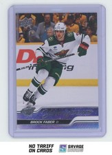 2023-24 Upper Deck Young Guns Brock Faber #215 Minnesota Wild