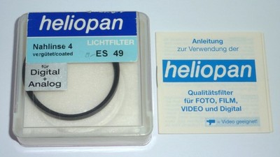 Heliopan Nahlinse 4  E49  49mm