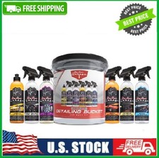 Jay Lenos Garage Complete Detailing Bucket Car Wash Kit - 8-piece Car Care Set