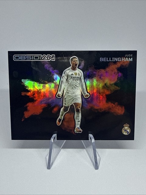 2025-26 Jude Bellingham Obsidian Color Blast Madrid No.4