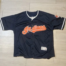 Major League Cleveland Indians Rick Vaughn Wild Thing Movie Blue Jersey Size 56