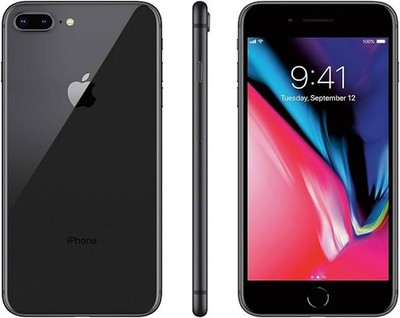 Apple iPhone 8 Plus A1864 Unlocked 256GB Space Gray A-