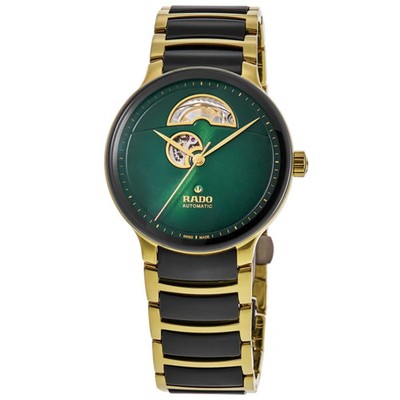 New Rado Centrix Automatic Open Heart Green Dial Unisex Watch R30008302