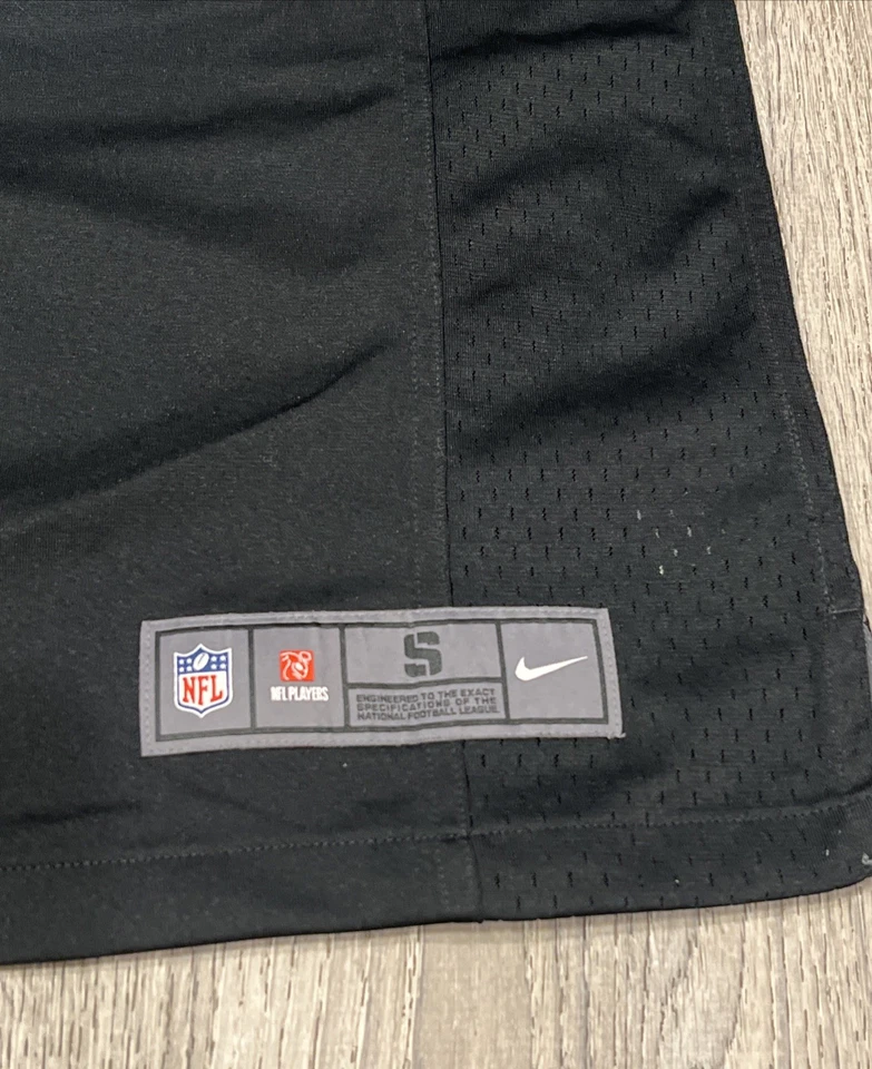 杰克逊维尔美洲虎耐克NFL橄榄球黑色球衣#11布莱恩加伯特小号QB — 第 3/4 张图片