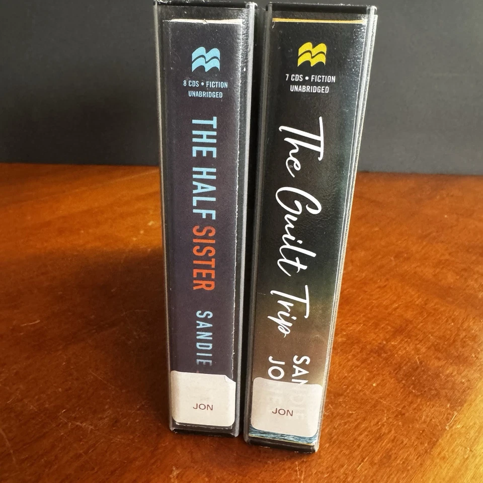 Lot: 2 Sandie Jones Audio Book CD The Guilt Trip and The Half Sister - Image 4 of 4