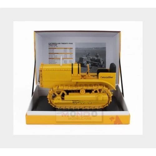1:16 DM MODELS Caterpillar Twenty Five Cingolato Tractor Yellow DM85679 - Immagine 2 di 2
