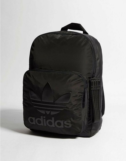 adidas black trefoil backpack